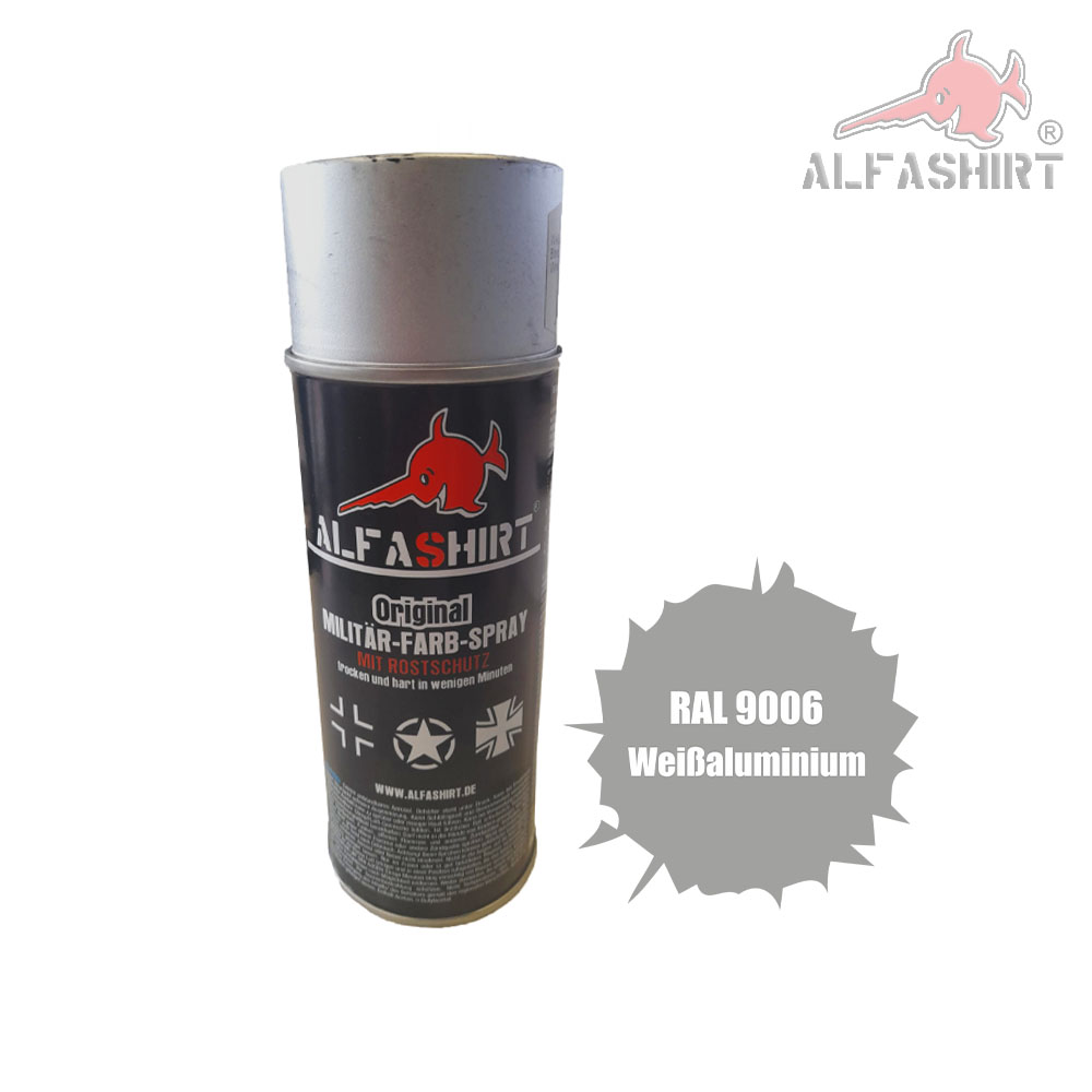 Farbspray Farbe RAL 9006 Weißaluminum White aluminium Silber weiß Farbton #43478
