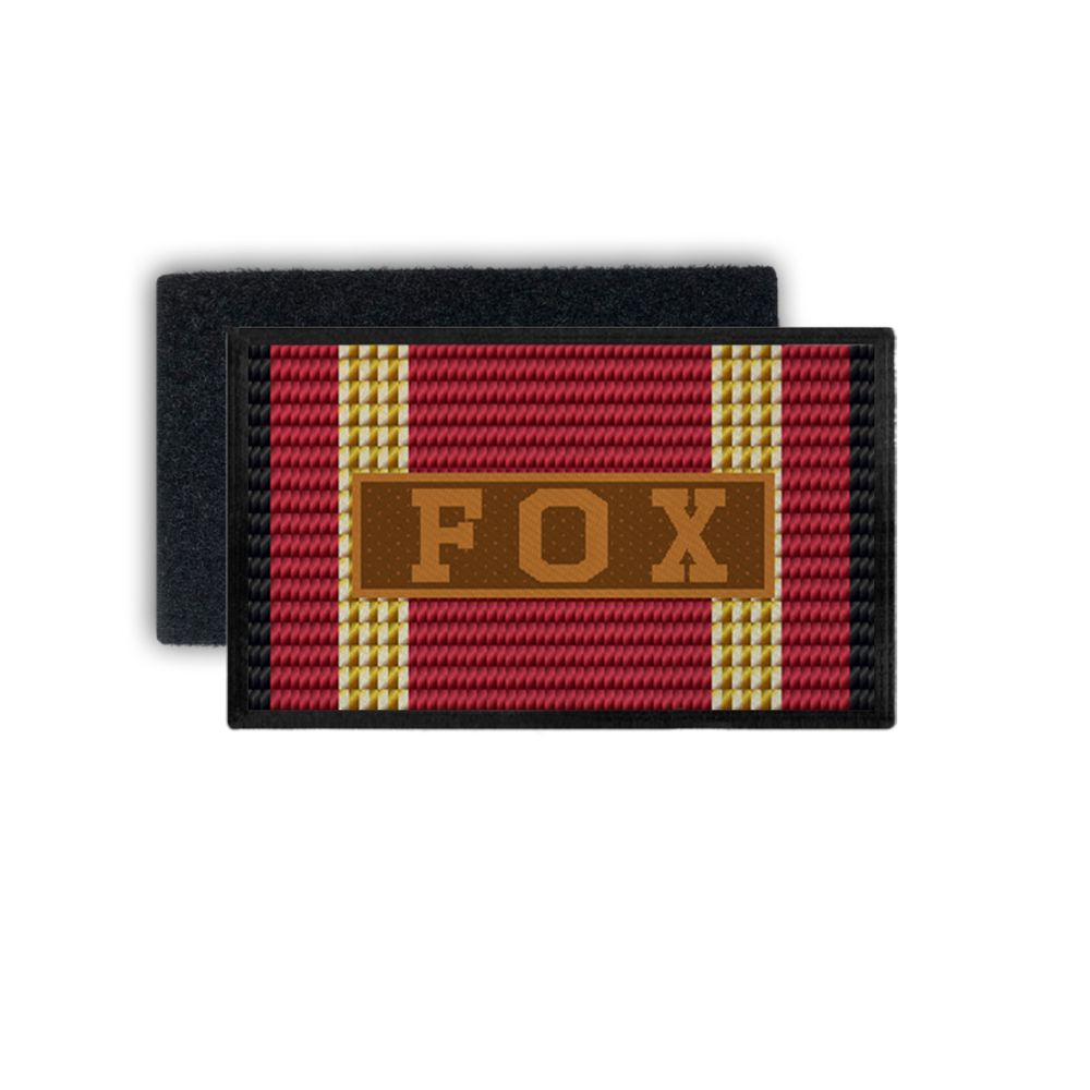 Einsatzbandschnallen FOX Patch Nato Schutz Beobachter OSZE EU Mazedonien #33774