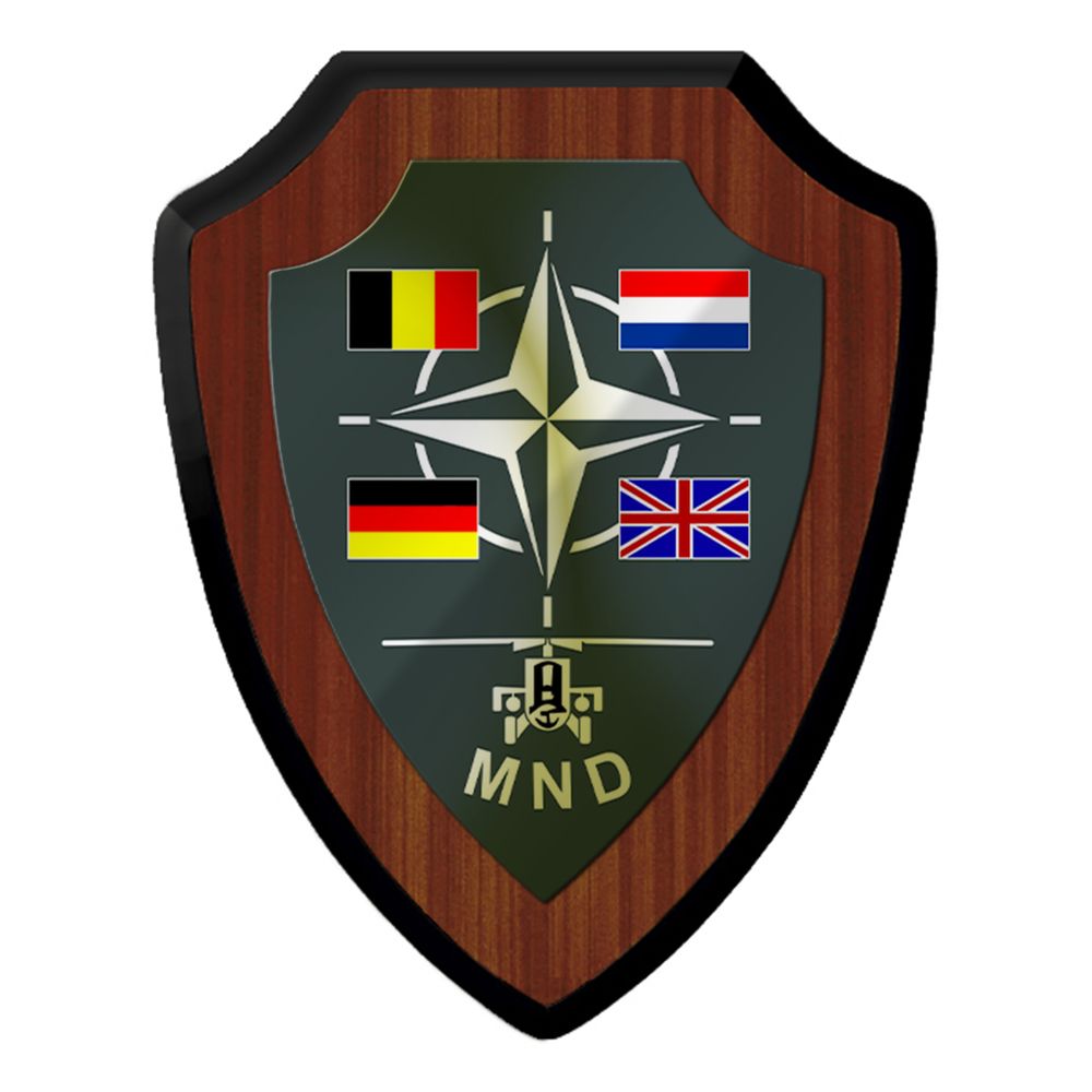 Coat of arms of the Multinational Division Central MND NATO Rheindahlen Belgium #46939