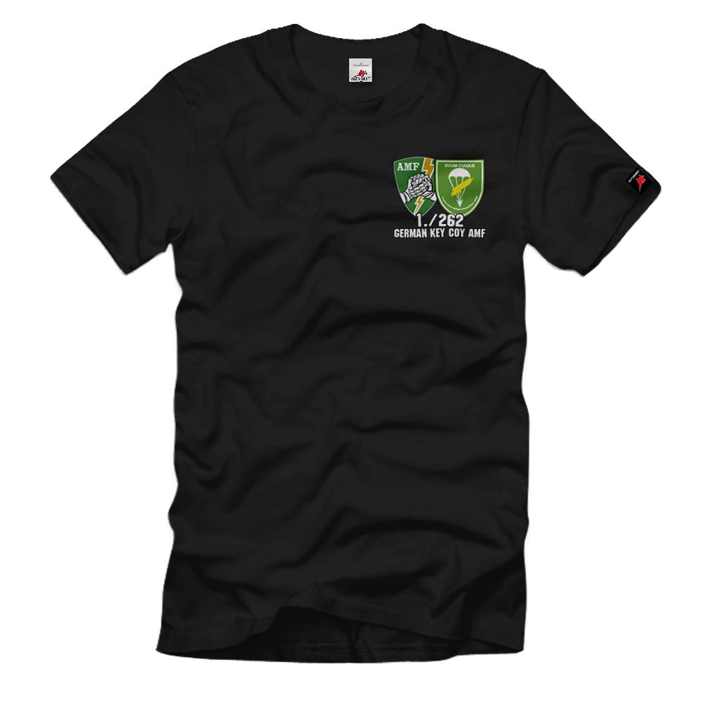 1-262 German Key Coy AMF FschJgBtl 262 Kompanie AE Bundeswehr T-Shirt#33635