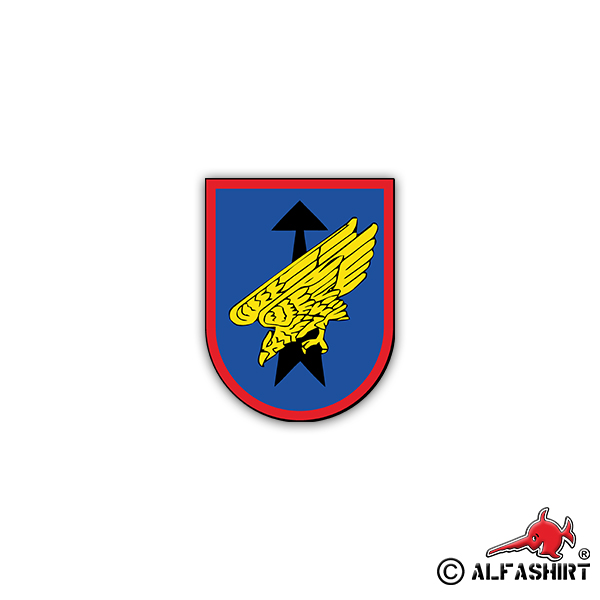 Aufkleber/Sticker LLBrig 26 Luftlandebrigade Saarland Saarlouis 5x7cm A2111