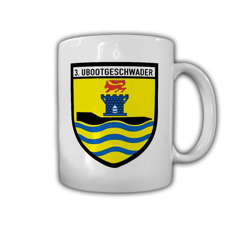 Tasse 3 Ubootgeschwader Eckernförde Marinestützpunkt Bundeswehr Becher #30326