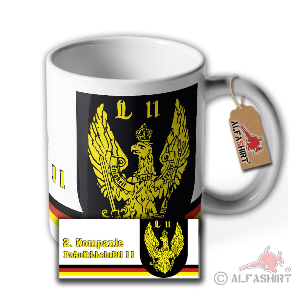 Tasse PzAufkLLehrBtl 11 Panzeraufklärungslehrbataillon Bundeswehr #37707