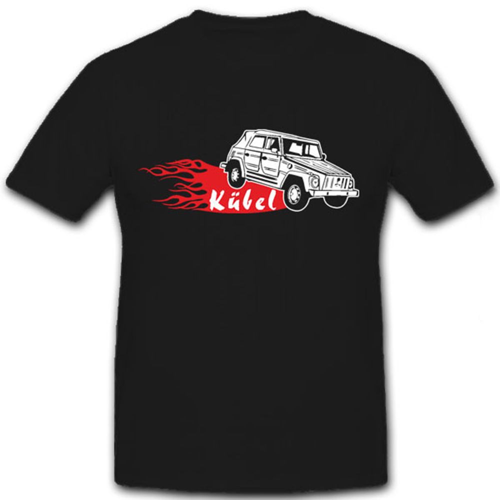 Flammen Kübel Kübelwagen the thing cabrio Bundeswehr Typ 181 - T Shirt #7234