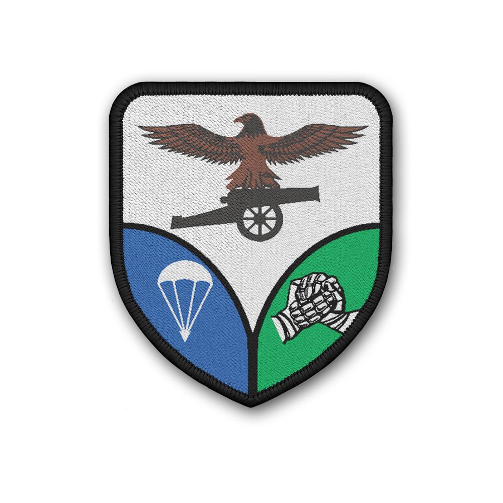 Patch LLArtBttr 9 Luftlande Artilleriebatterie 9 AMF Bundeswehr coat of arms # 34192