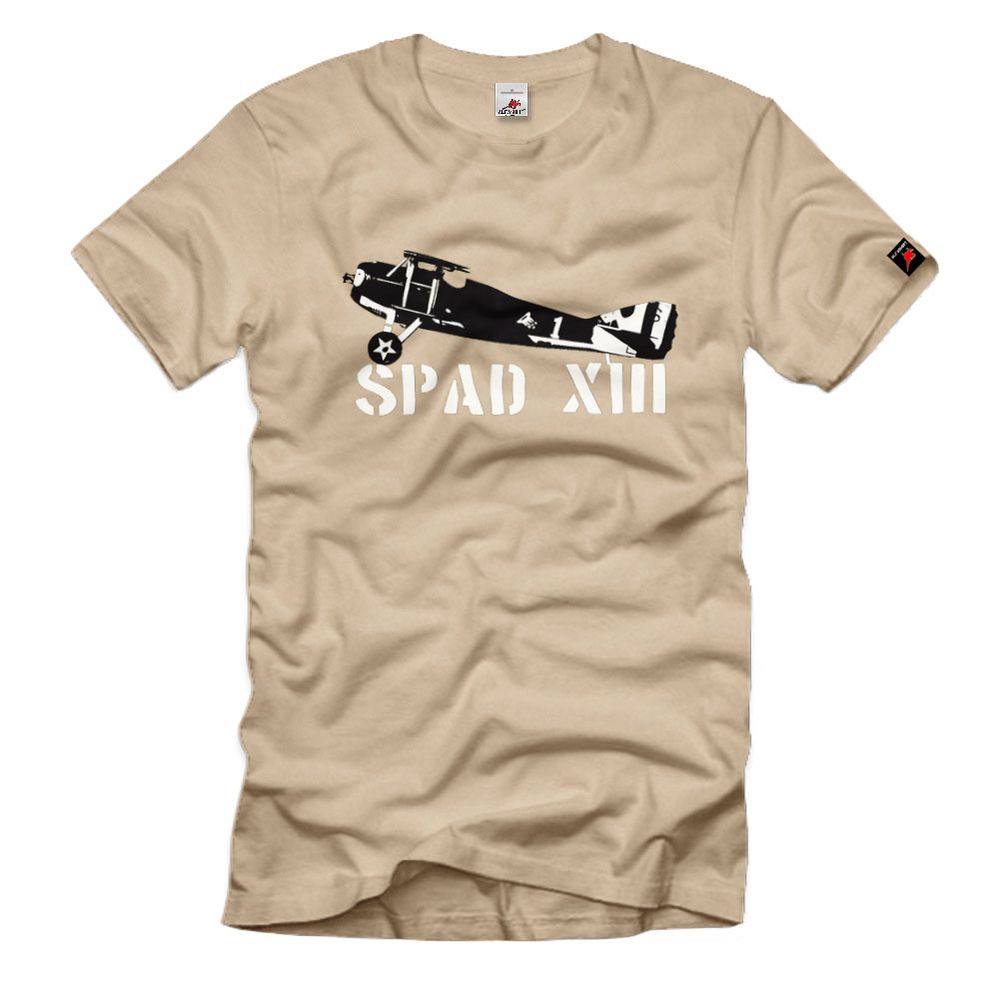 SPAD XIII Flugzeug Wk französisch Doppeldecker Jagdflugzeug - T Shirt #11511