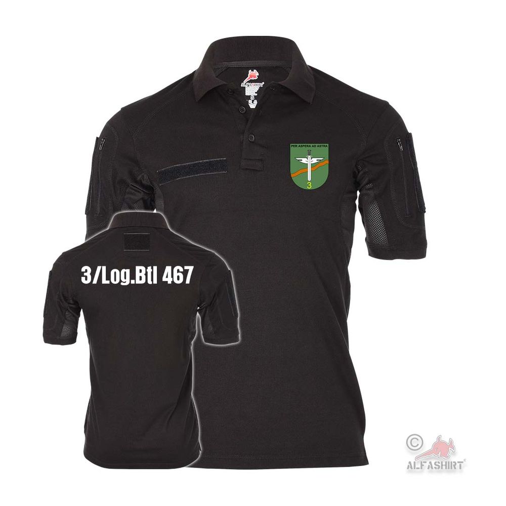 Tactical Polo 3 LogBtl 467 Bundeswehr Mainfranken Kaserne Volkach #44652