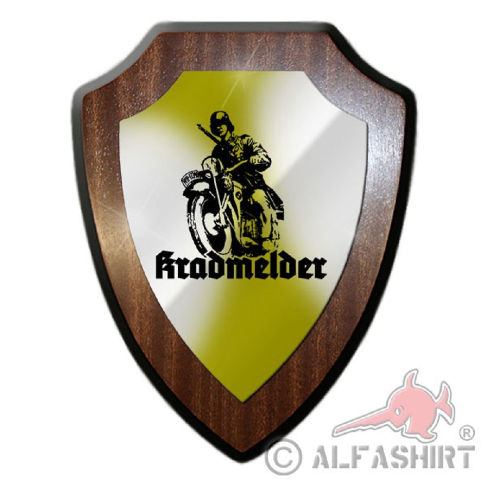 Kradmelder Motorrad Streitkräfte Erkunder Moped Gelände Wappenschild #19857