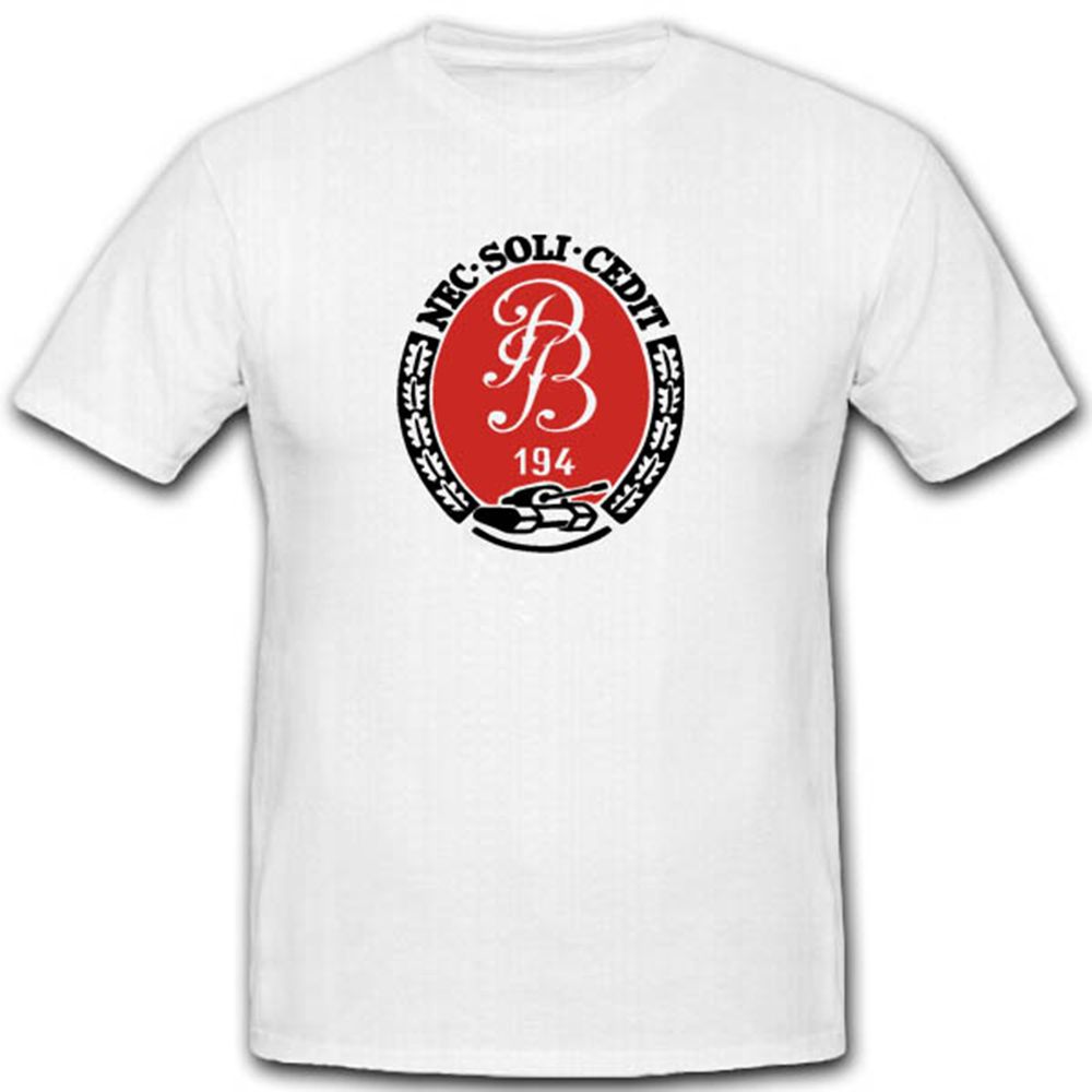 NEC SOLI CEDIT Panzerbataillon 194 PzBtl 194 Wappen Abzeichen - T Shirt #3282