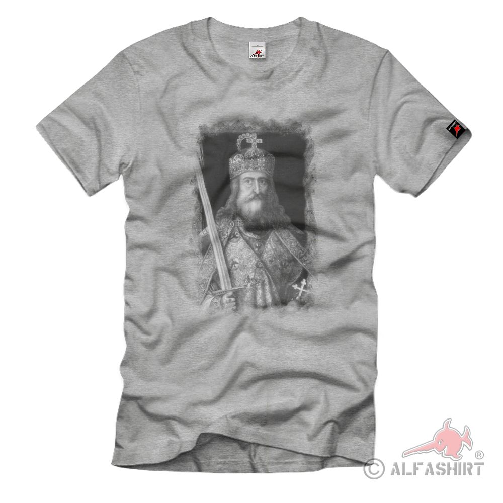 Charlemagne Aachen German emperor Carolus Magnus Charlemagne T-Shirt # 37872