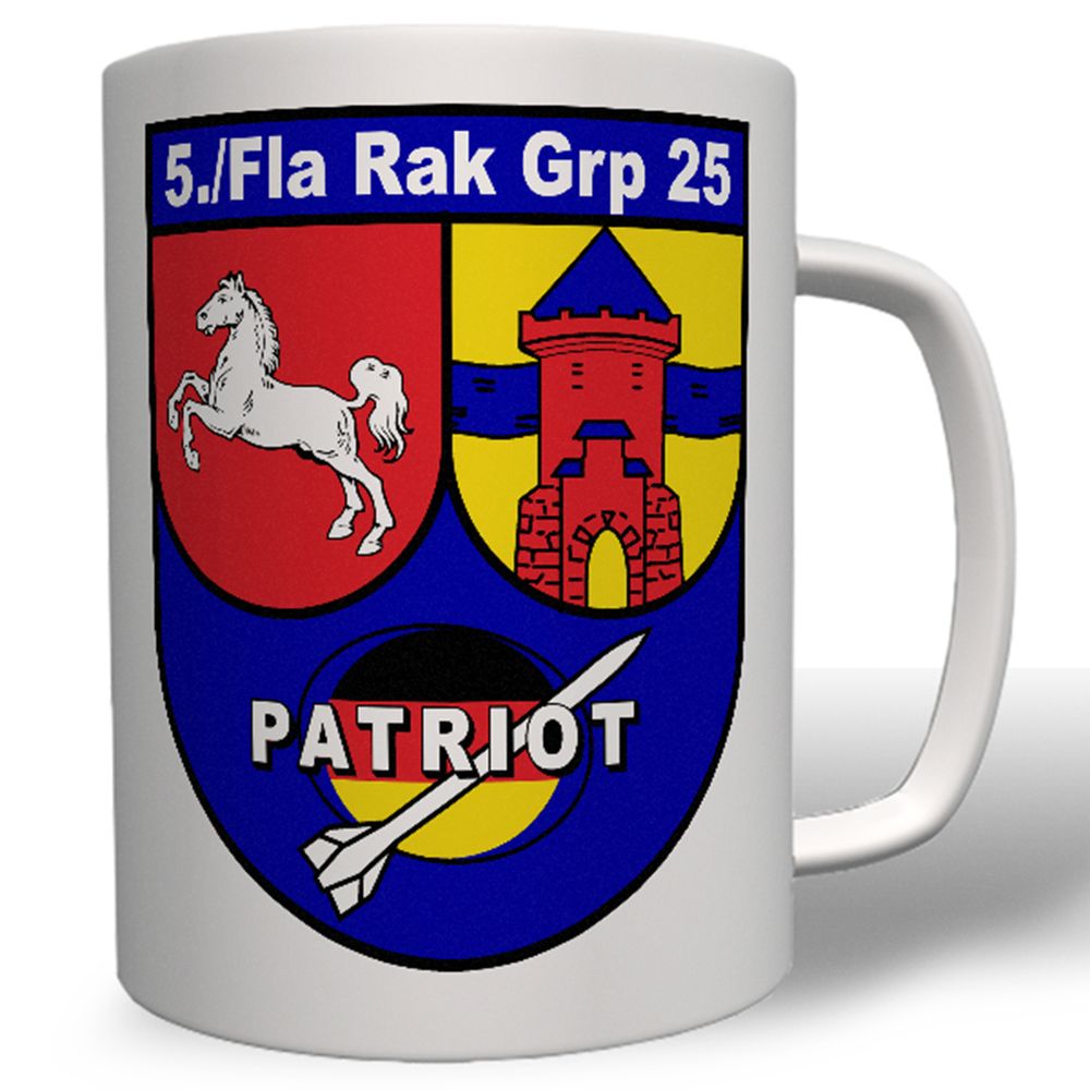 5. FlaRakGrp 25 Flugabwehrraketengruppe Luftwaffe Wappen Emblem - Tasse #4709
