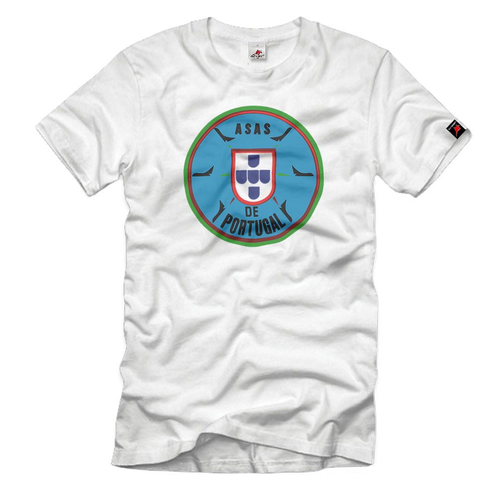 Asas de Portugal Força Aérea Portuguesa FAP Logo Wappen Jet PoAF T-Shirt#33384