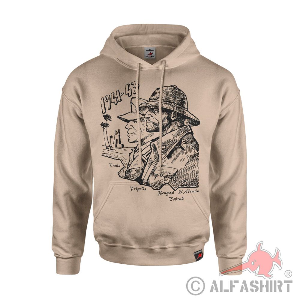 Hoodie Afrika-Korps 1941-1943 Deutsch-italienische  Waffenbrüderschaft #43533