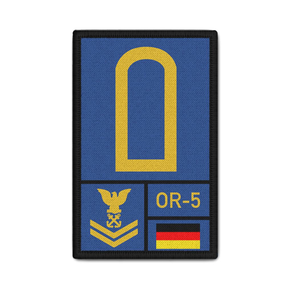 Rank Patch 9.8x6cm blood group Nato Bundeswehr rank patch tropical shirt #39132