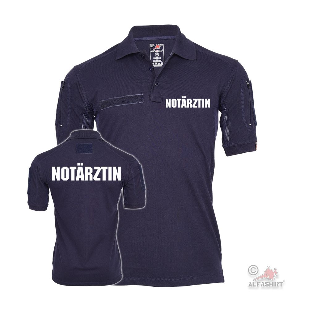 Tactical Polo Notärztin Ärztin Hemd Berufs-Bekleidung Rettungsdienst #39904