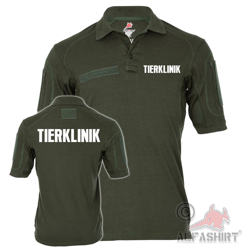 Tactical Polo Tierklinik Praxis Klinik Tier Dr Med Bekleidung Shirt#38669