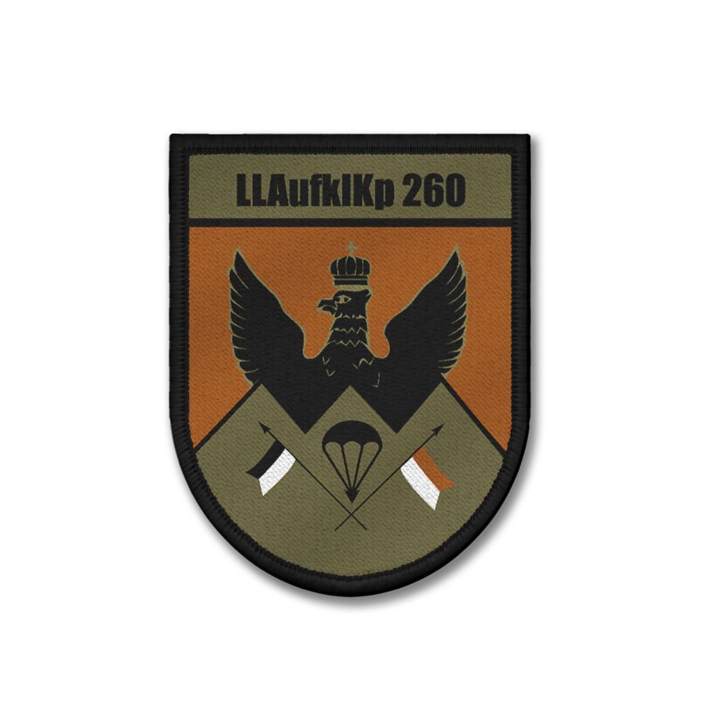 Patch 9x7cm LLAufklKp 260 Luftlandeaufklärungskompanie BW Lebach LlBrig 1#46561