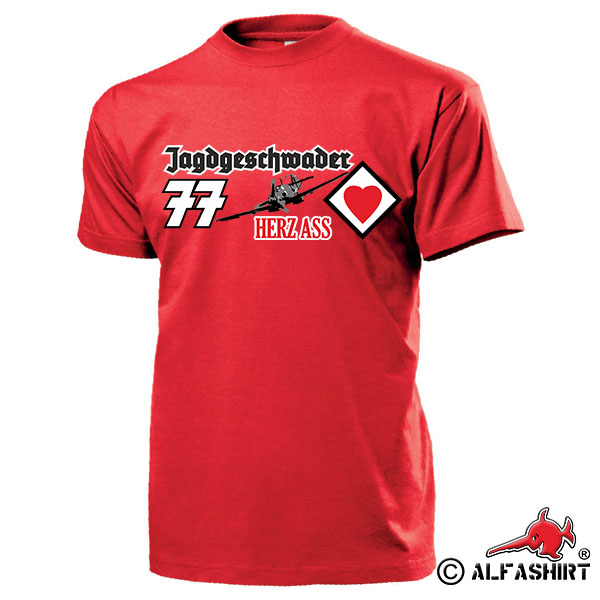 Jagdgeschwader 77 JG 77 Wappen Abzeichen Emblem Zeichen Steinhoff T Shirt #15460