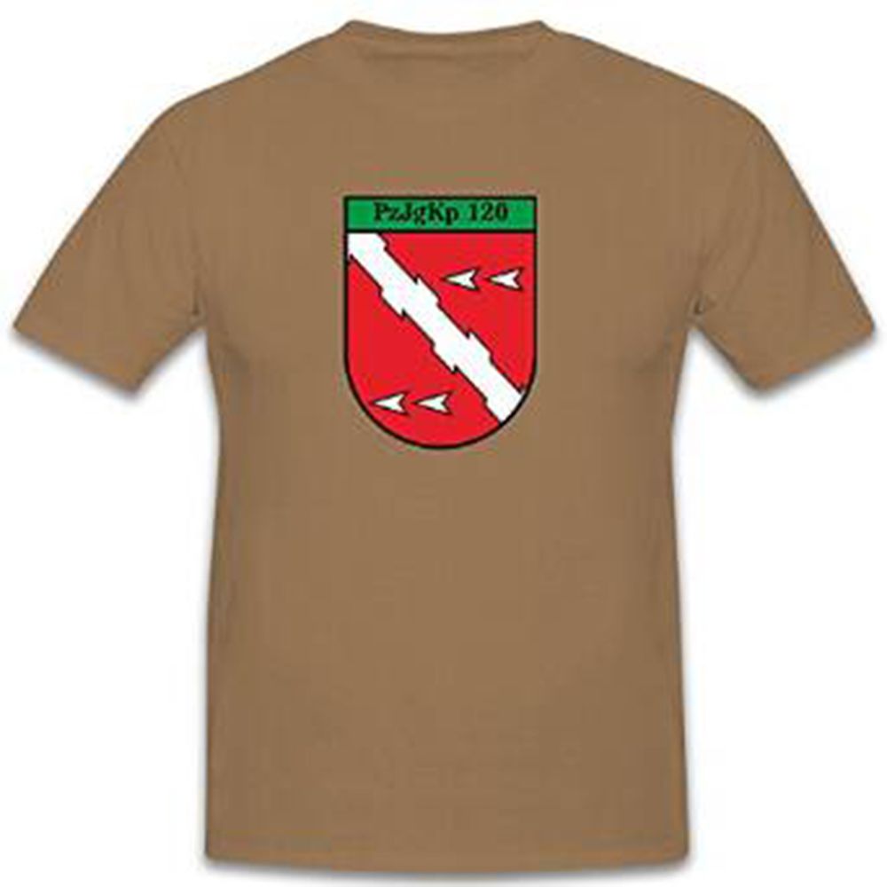 PzJgKp 120 Panzerj?gerkompanie Bundeswehr Wappen Deutschland - T Shirt #11321