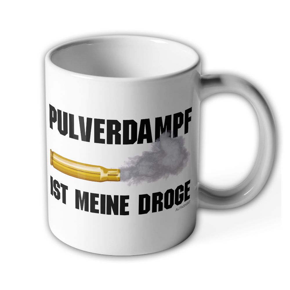 Tasse Pulverdampf ist meine Droge 7,62mm Patrone Sportschütze #26166