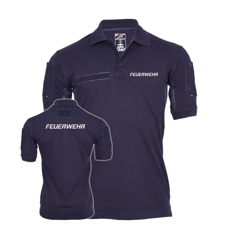 Tactical polo shirt EMBROIDERED fire department lettering fireman service #46655