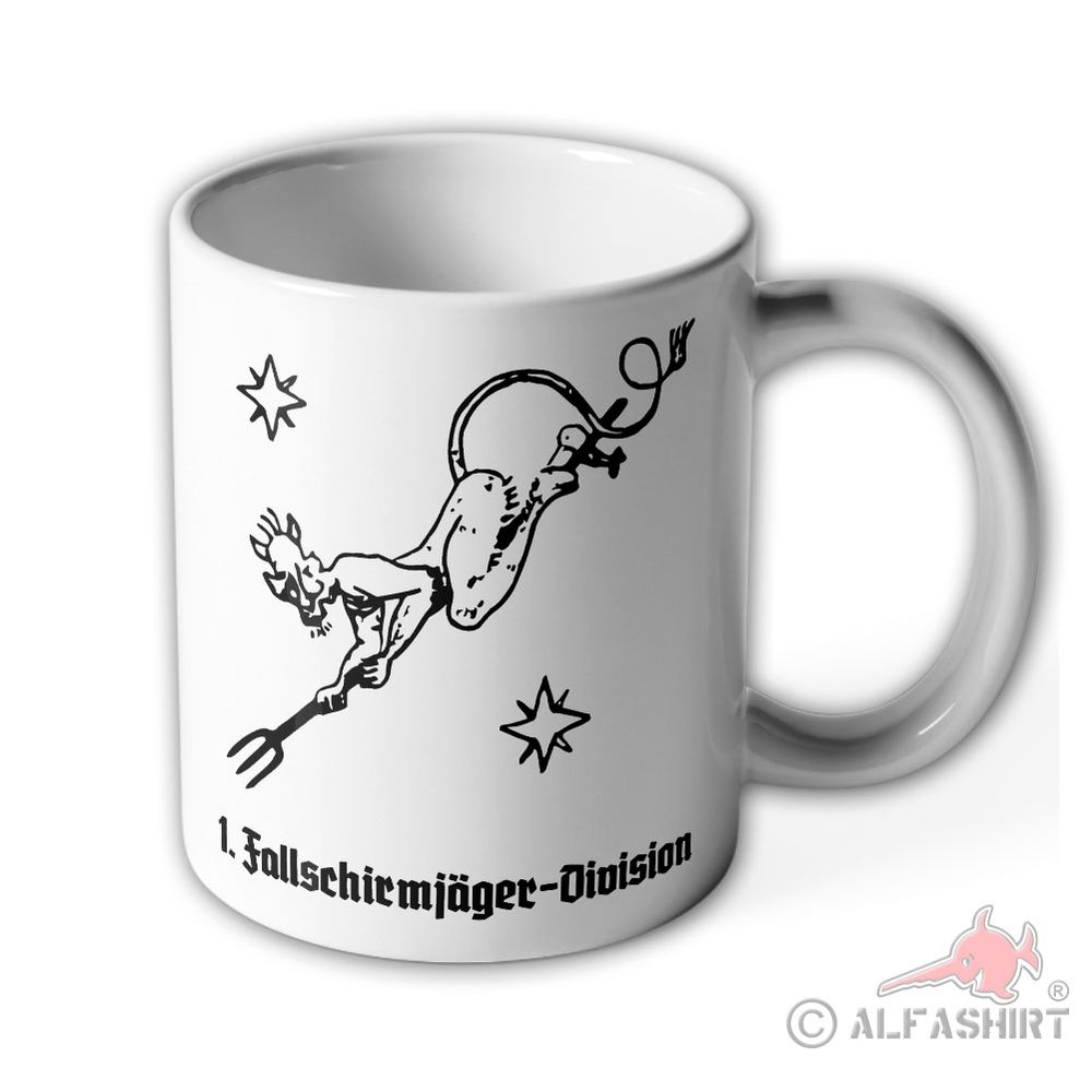 Cup 1 Fallschirmjäger Division Luftwaffe Wehrmacht Coat of Arms Div # 41423