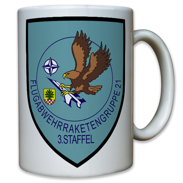 FlaRakGrp 21 Flugabwehrraketen Gruppe 21 Raketen Bundeswehr Bund - Tasse #11787