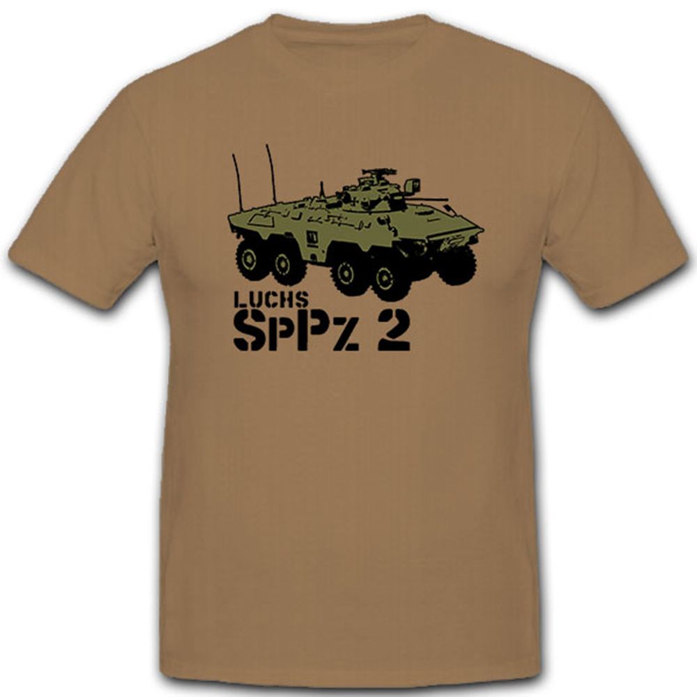 Luchs SpPz 2 Spähpanzer Bundeswehr Allrad Geschütz 8x8 - T Shirt #8091