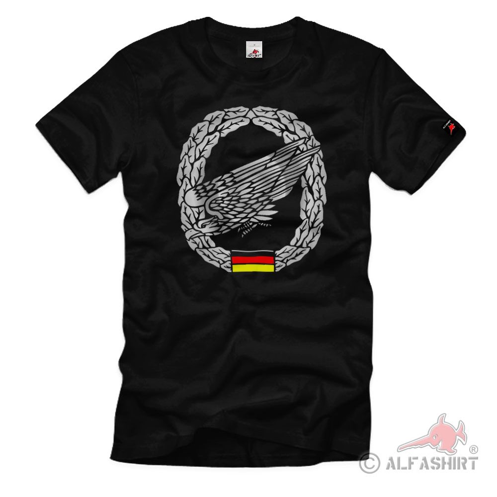 Fallschirmjäger Bw Abzeichen Bundeswehr Falli Grüne Teufel - T Shirt #71