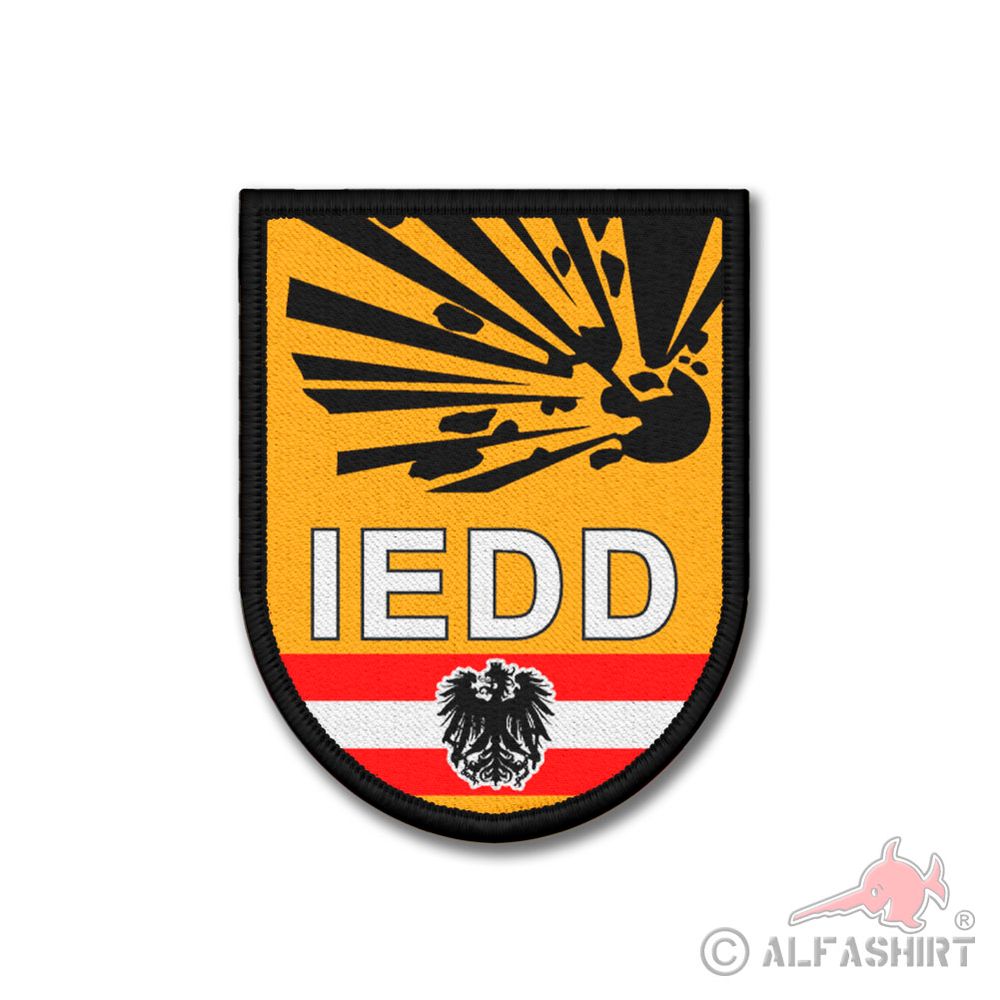 Patch IEDD Polizei Entschärfungsdienst Österreich Aufnäher 9x7cm #26190