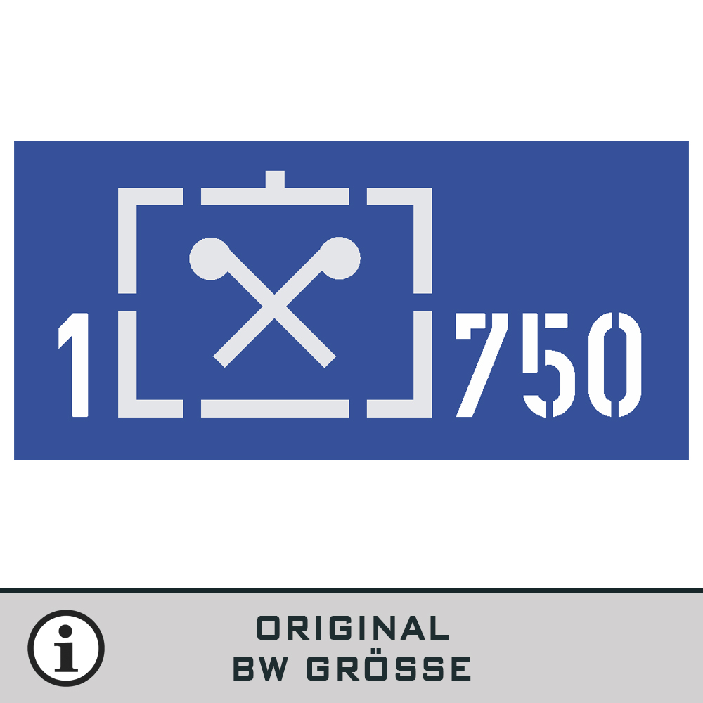 Painting template Tactical signs Bundeswehr Germany Standard size A479TZ