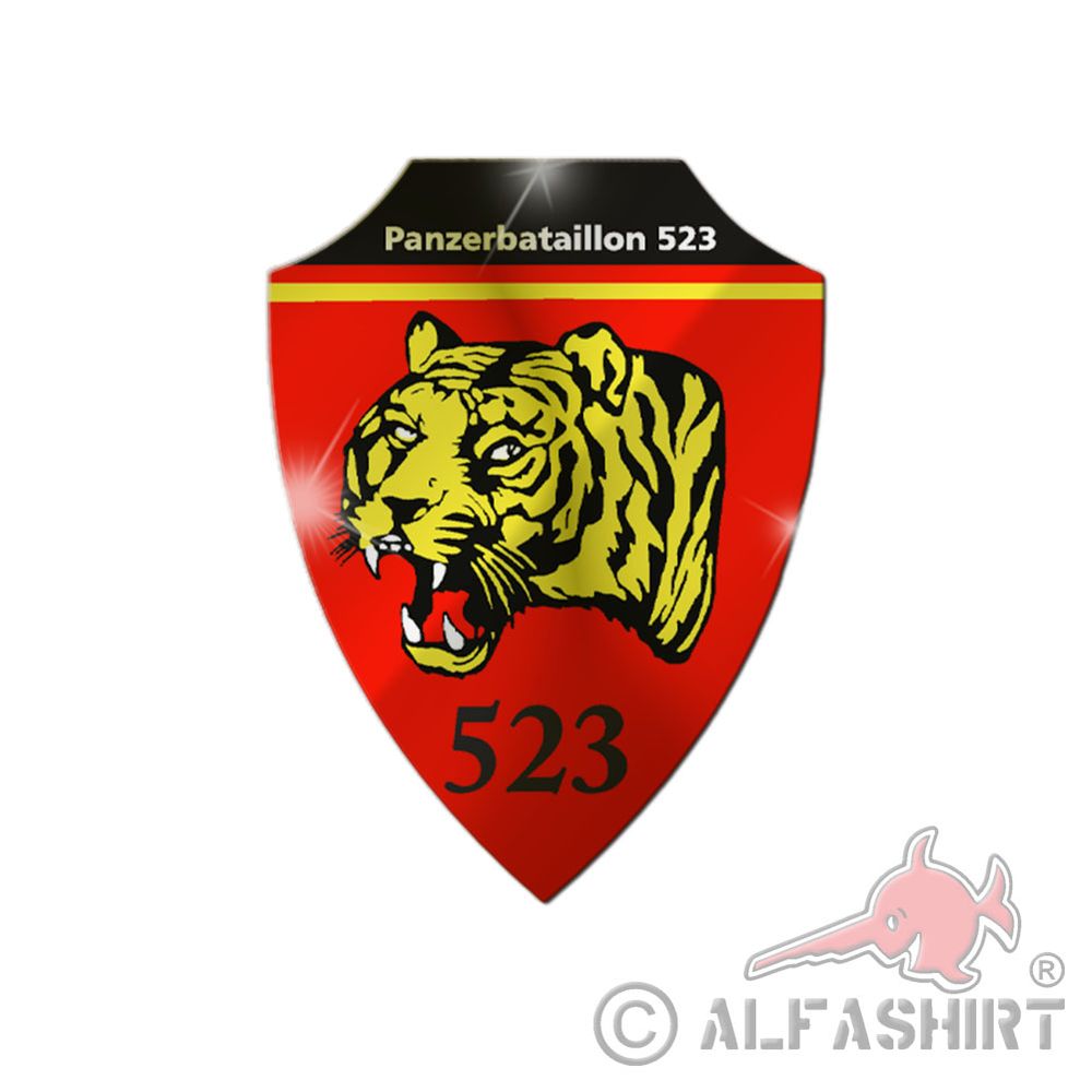 Aluschild tank battalion 523 Lingen Bundeswehr Leopard 1 M48 main battle tank #38952