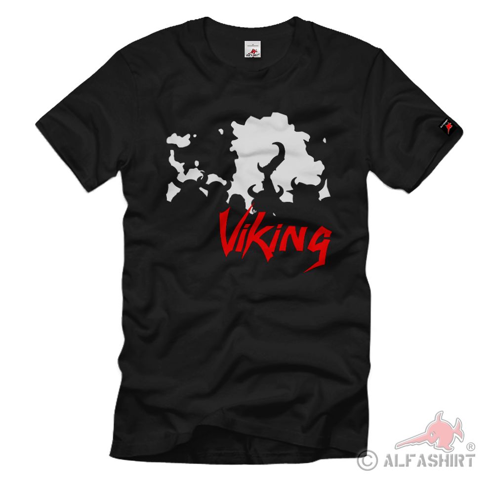 Vikings Norsemen Norsemen War Horns Denmark Iceland - T Shirt # 55