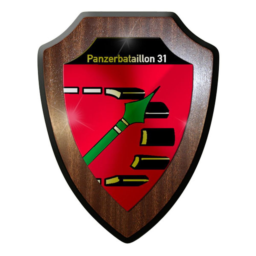 Wappenschild / Wandschild / Wappen - Panzerbataillon PzBtl 31 Bundeswehr #8338