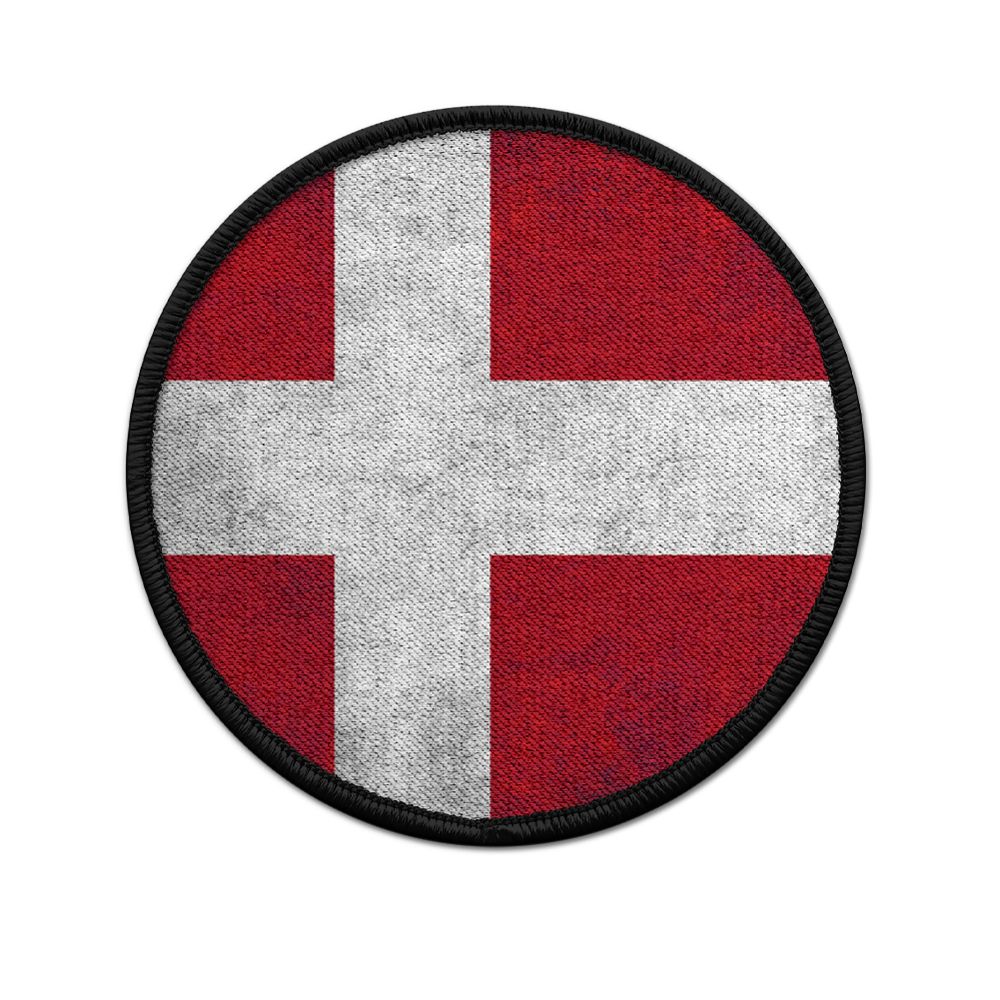 Patch Denmark Dänemark Dänisch Kopenhagen Monarchie Staat Flagge Aufnäher #20567