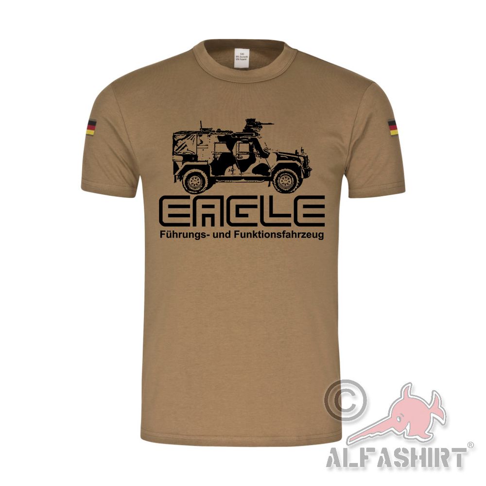 BW Tropen EAGLE Führungs- und Funktionsfahrzeug Bundeswehr Militär T-Shirt#40299