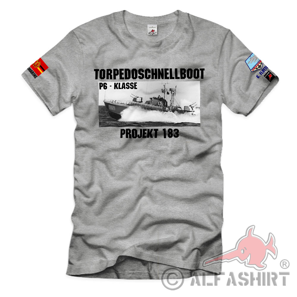 Schnellboot Typ 183 VM Klasse Torpedo Schiff Boot 956 6 Flotille T Shirt #30899