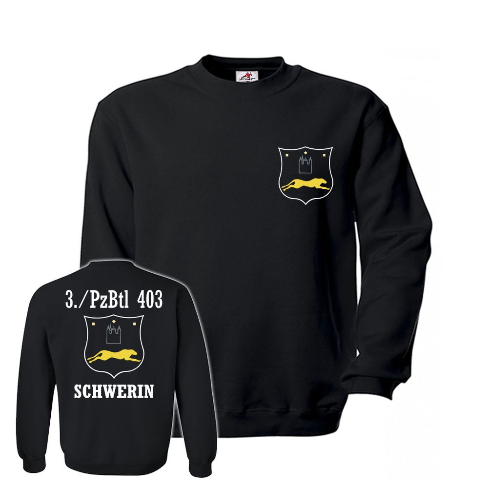 Pulli 3 PzBtl 403 Schwerin Kompanie Panzer-Bataillon Bundeswehr Abzeichen #21590