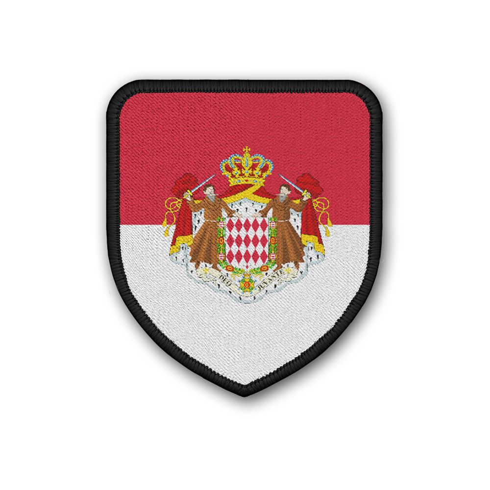 Patch Flag of the Monaco Flagge Land Staat Nation Europa Aufnäher Wappen#21374