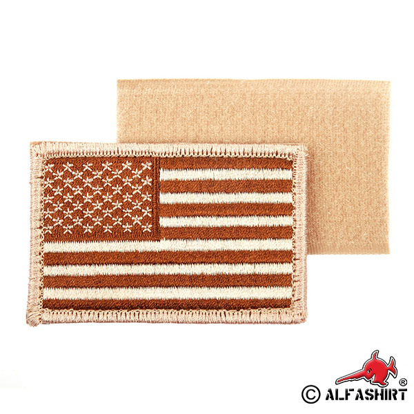 USA Desert Flag Amerika FLAGGE Fahne Wüsten Aufnäher Uni - Aufnäher Patch #17402