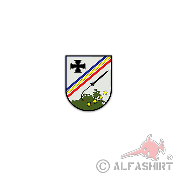 Sticker FlaRak 21 anti-aircraft missile Bundeswehr coat of arms 6x7cm A3165