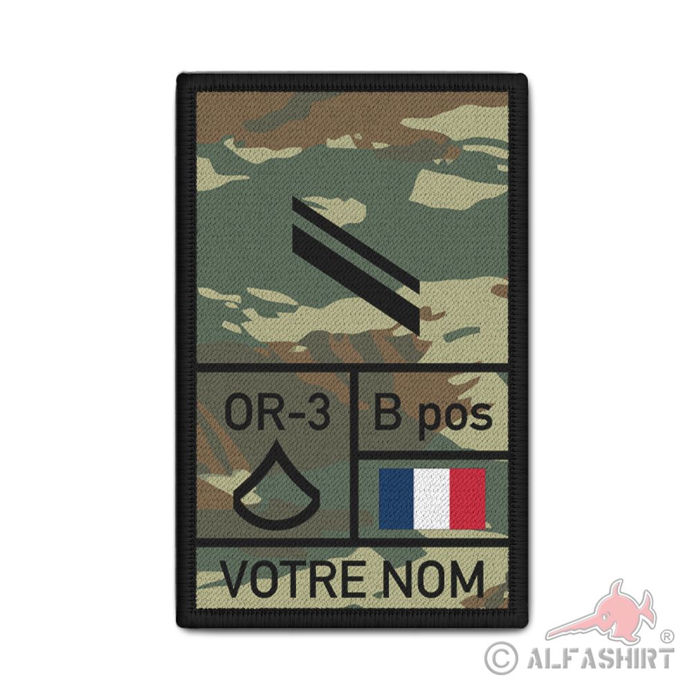 Ecusson personnalisable (veteran)