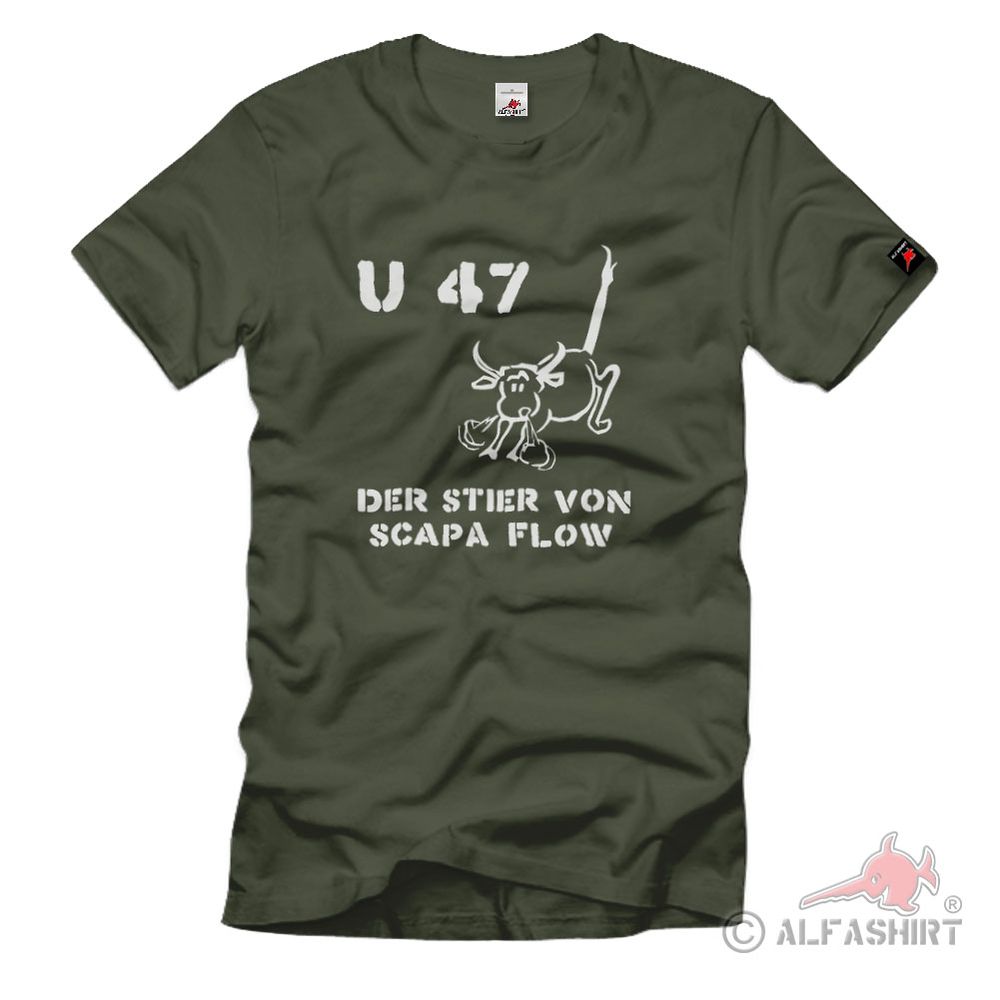 Uboot U47 Turmwappen Marine WK Typ Vii B - T Shirt #2199