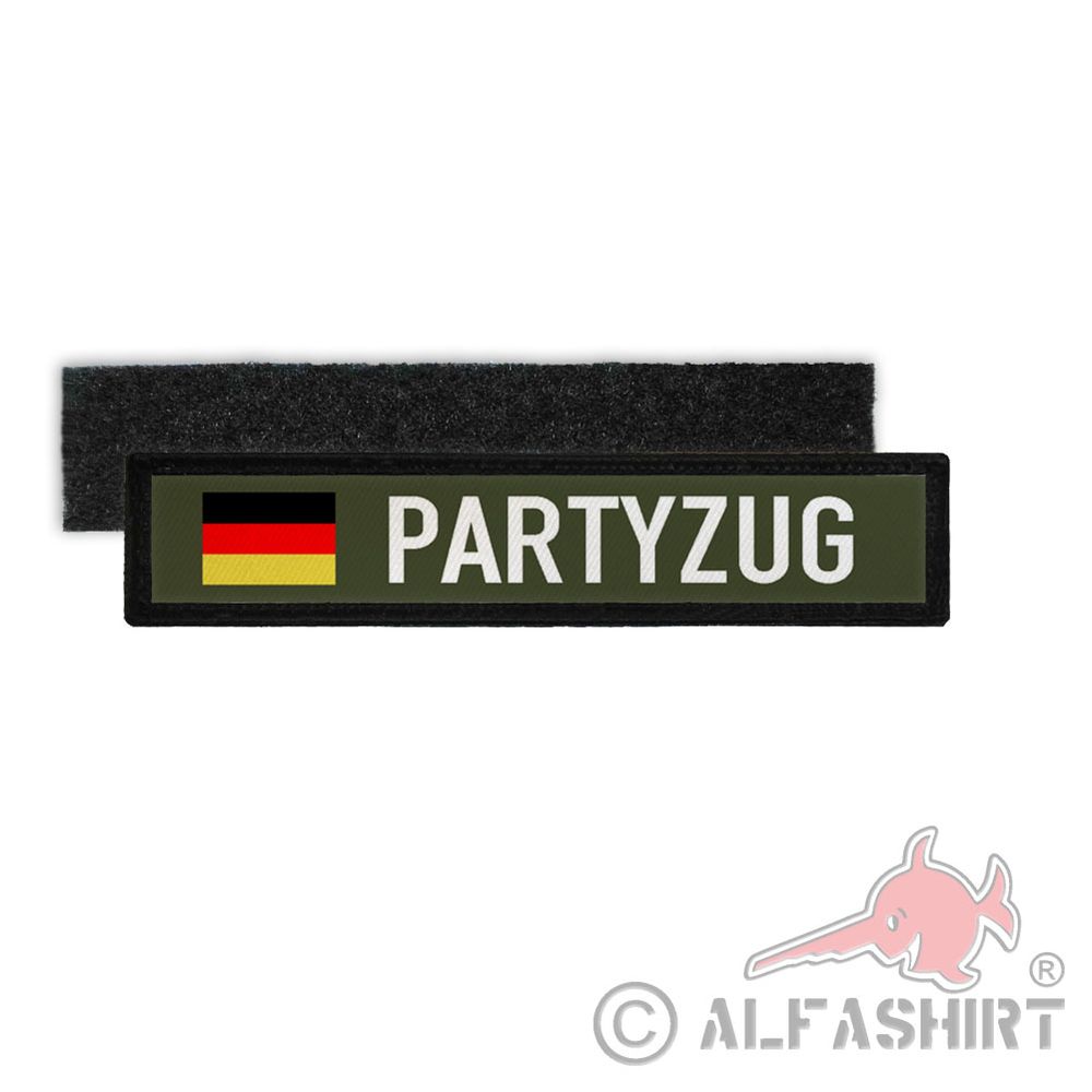 Patch Namensschild Partyzug Party Jacke Uniform Bundeswehr Polizei JGA #30031