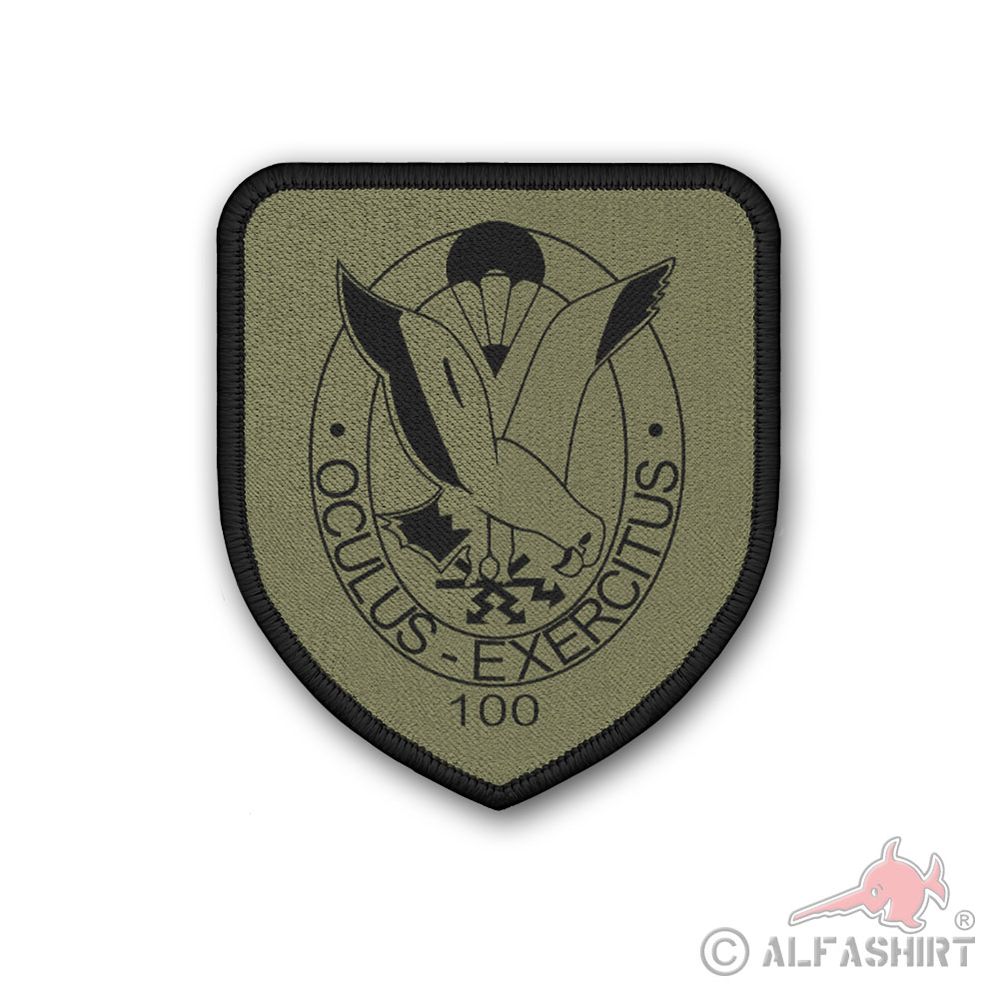 Patch 7.5x6.5cm Long-Range Scout Company FeSpähKp 100 Long-Range Scout Troop Oculus Target #44890