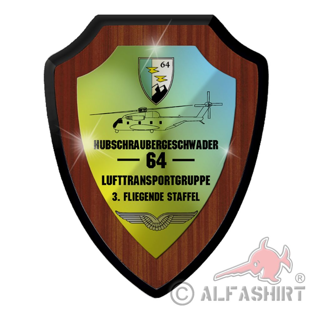 Wappenschild 3 Fliegende Staffel Hubschraubergeschwader 64 HSG #39086