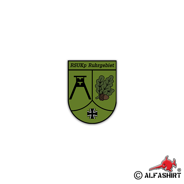 Sticker RSU Kp Ruhrgebiet Company BW Bund Unit 5x7cm # A2235