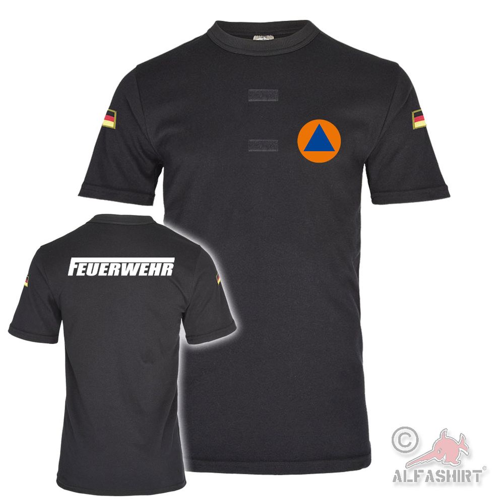 BW Tropen Black Fire Department KatS Sign Disaster Protection #45385
