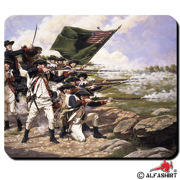 Schlacht auf Long Island Schützenlinie feuert Slave Long Island Mauspad #16244