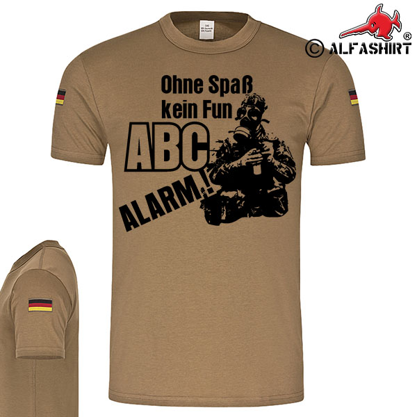 BW Tropics Ohne Spaß kein Fun ABC Alarm Grundausbildung Gasmaske Gummi #17264